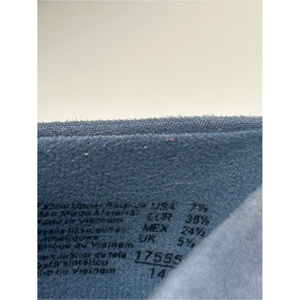 Dexflex Comfort Light Blue Suede Pumps Cushioned Insole Size 7.5 - Picture 3 of 9
